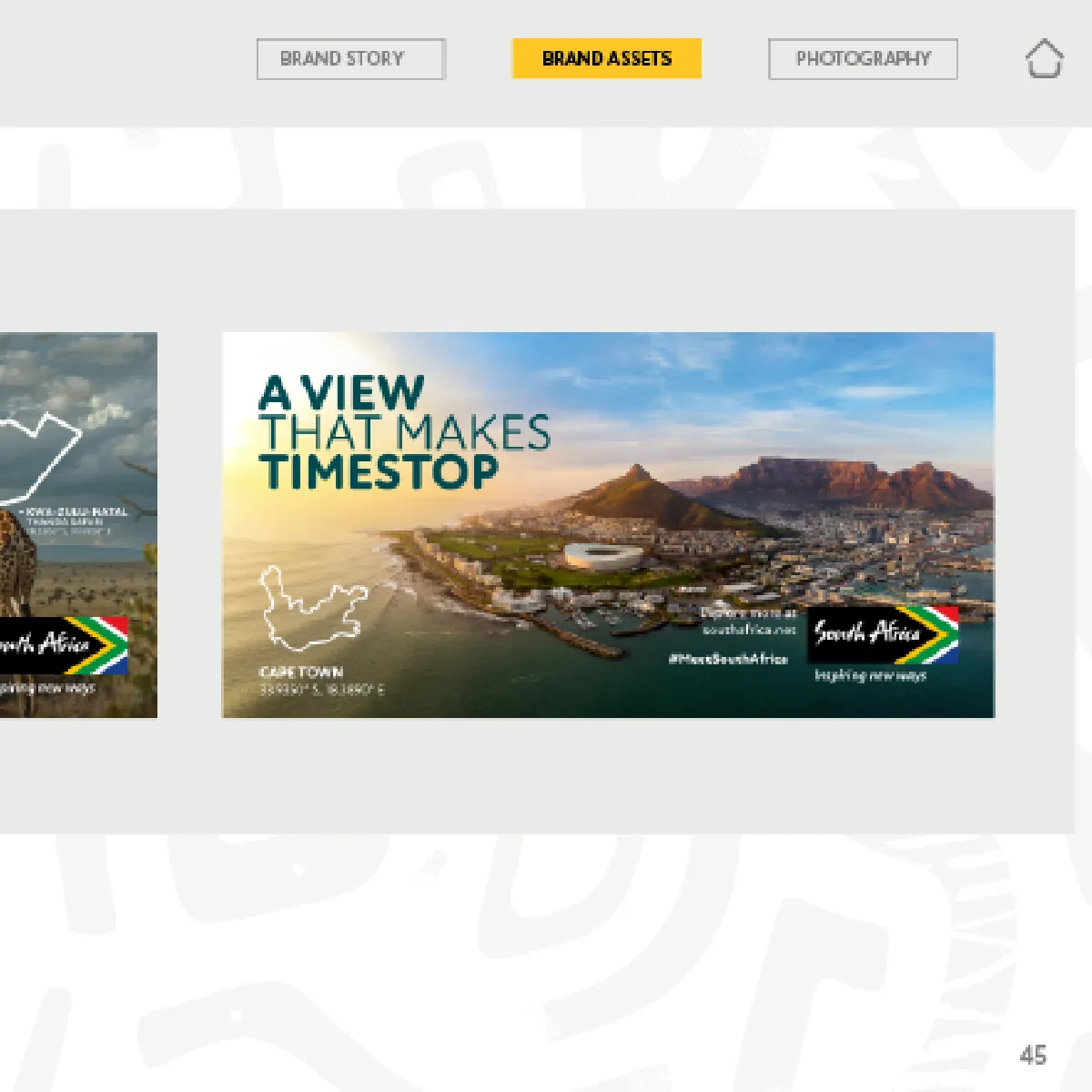 South African Tourism, From brief to Brand Code in four weeks. — Brand assets