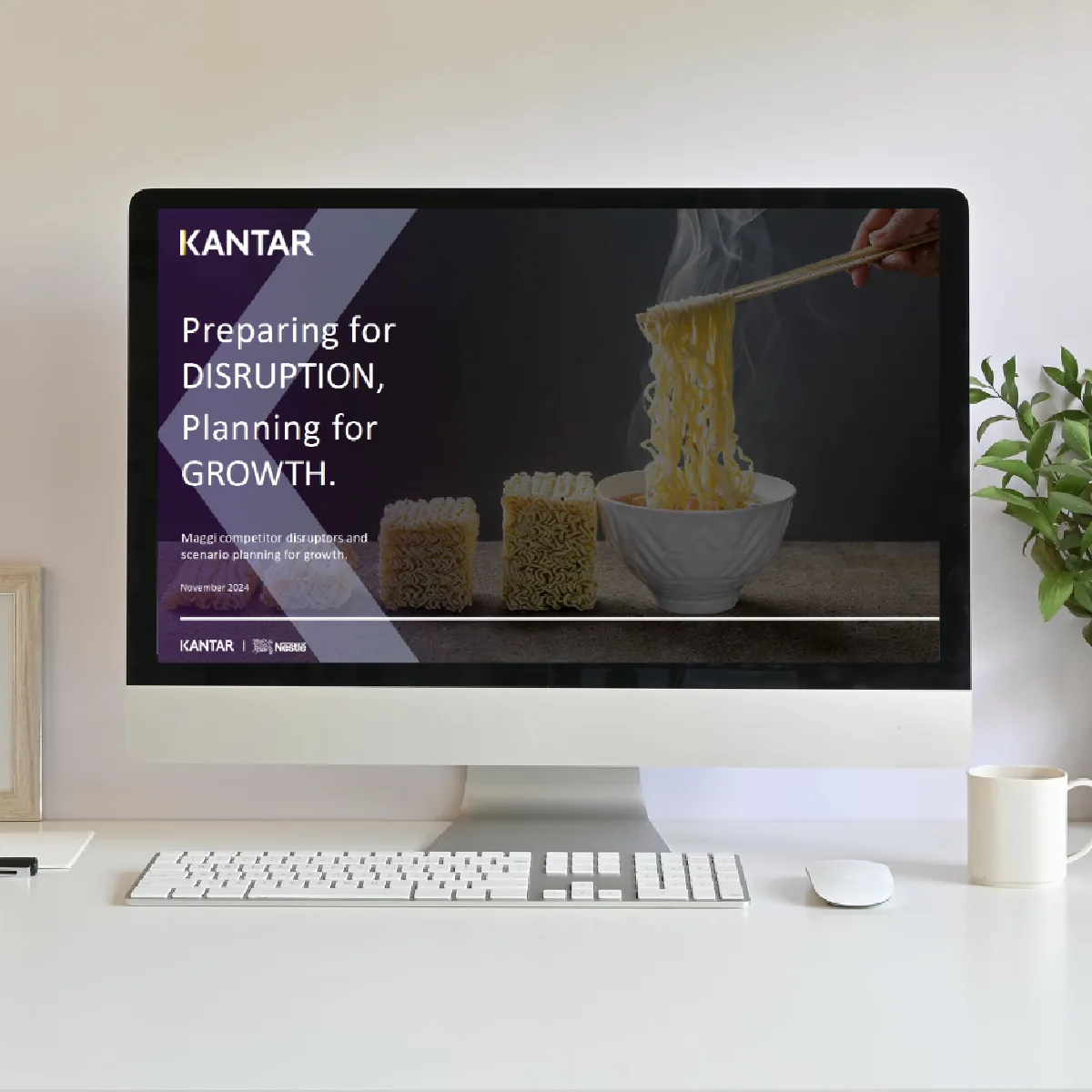 Kantar, Business thinking, brought to life across every format. — Strategic presentation systems