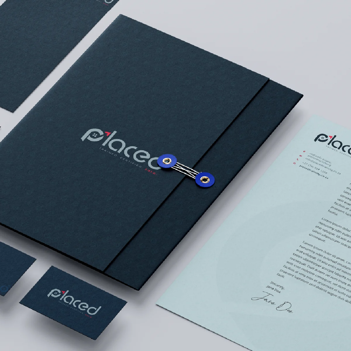 Placed Training, A complete brand built for real estate learning. — Applied across the system