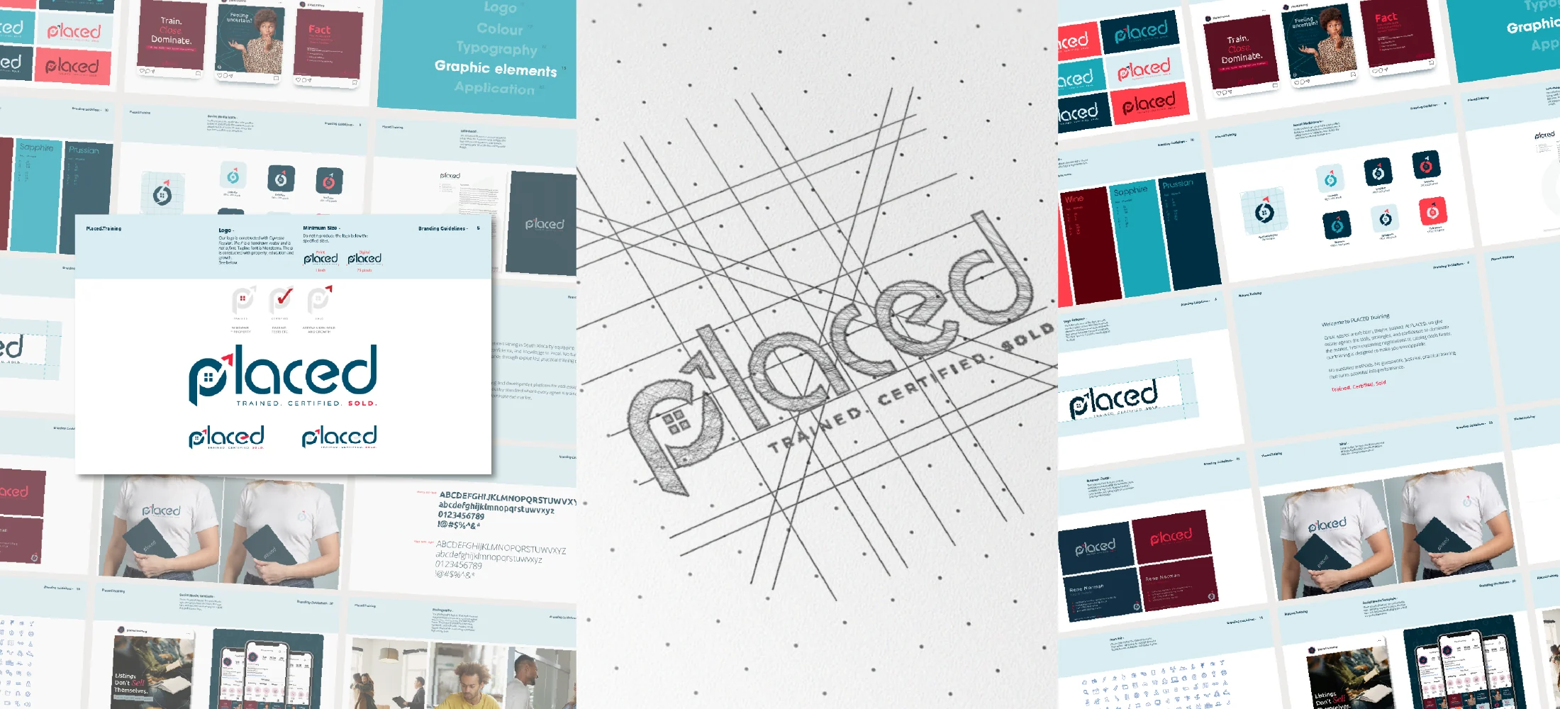 Placed Training, A complete brand built for real estate learning. — Brand identity and guidelines