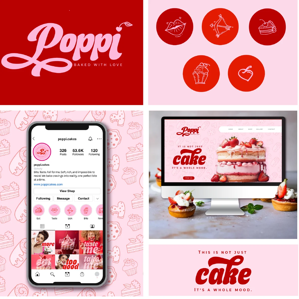 Poppi Cakes, Made to be noticed — Not your usual bakery brand